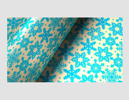 Новогодние переводные листы для шоколада “Голубые снежинки” 