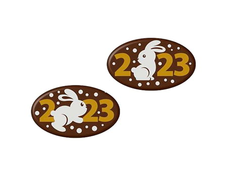 Шоколадные медальоны “Символ года 2023” 