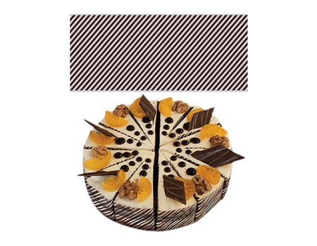 Бордюрная лента для тортов “Линии” 