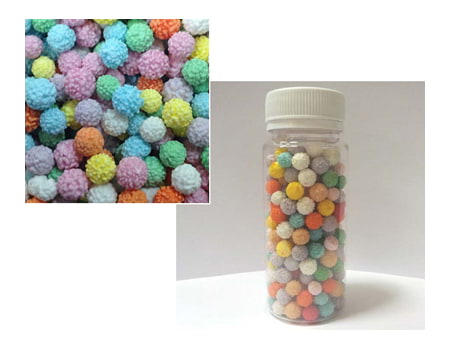 Сахарные шарики “Мимоза разноцветная” 