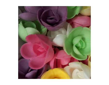 Вафельные цветы “Большие разноцветные розы” (13071RA) 