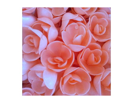 Вафельные цветы “Большие розовые розы” (13071RB) 