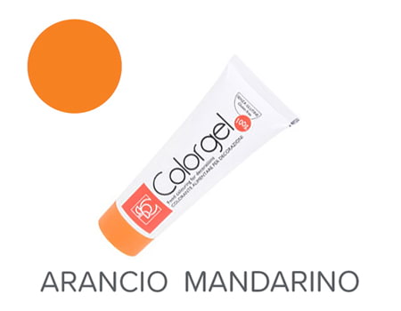 Оранжевый гелевый краситель для мастики “Arancio Mandarino” 