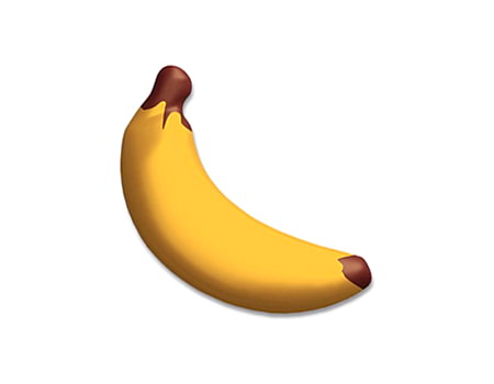 Шоколадный декор “Банан” 