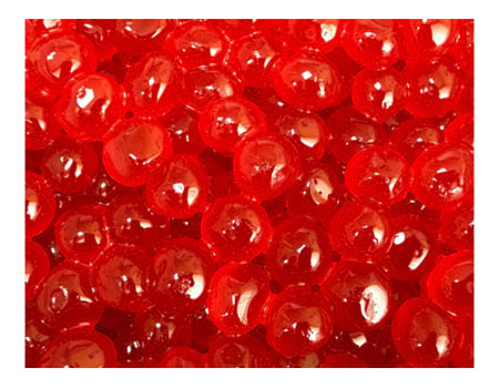 Желейные шарики красные Ø13 … Ø15 мм. 