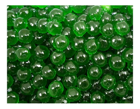 Желейные шарики зеленые Ø8 … Ø10 мм. 