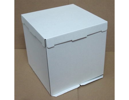 Коробка для торта из гофрокартона 30x30x30 см. 